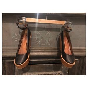 Isabel Marant Platform Wedge W/ Ankle Strap